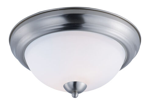 Taylor 2 Light 13 inch Satin Nickel Flush Mount Ceiling Light