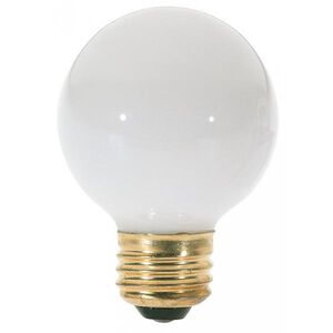 Lumos Incandescent G18 1/2 Medium E26 25 watt 120V 2700K Light Bulb