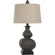 Signature 32 inch 150 watt Berkshire Brown Table Lamp Portable Light