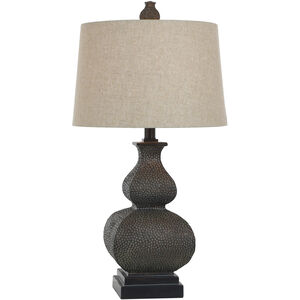 Signature 32 inch 150 watt Berkshire Brown Table Lamp Portable Light