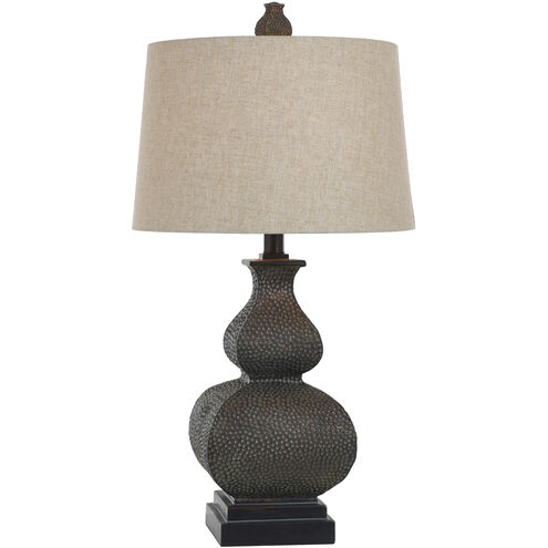 Signature 32 inch 150 watt Berkshire Brown Table Lamp Portable Light