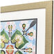 Art Nouveau Tiles I Green and Blue and Pink and Orange Framed Art, Propac