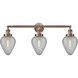 Franklin Restoration Geneseo LED 32 inch Antique Copper Bath Vanity Light Wall Light, Franklin Restoration