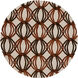 Dream 96 X 96 inch Burnt Orange, Dark Brown, Khaki Rug