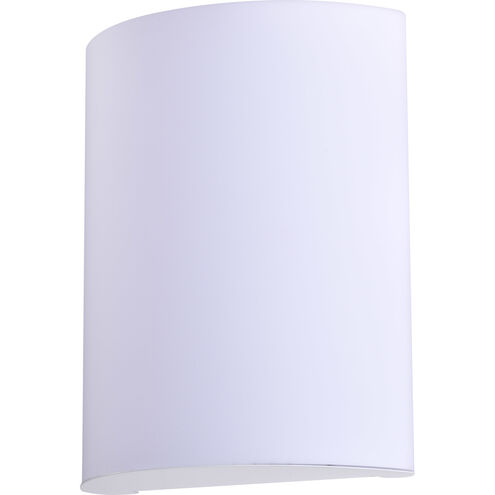 Crispo LED 9 inch White ADA Wall Sconce Wall Light