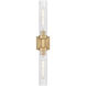 Beau Wall Sconce Wall Light in Rubbed Brass