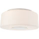 Barbara Barry Acme 3 Light 16.25 inch Polished Nickel Flush Mount Ceiling Light, Large