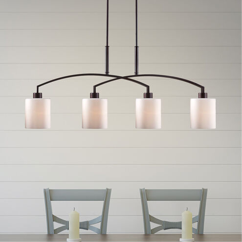 Aubrey 4 Light 42 inch Antique Bronze Island Pendant Ceiling Light