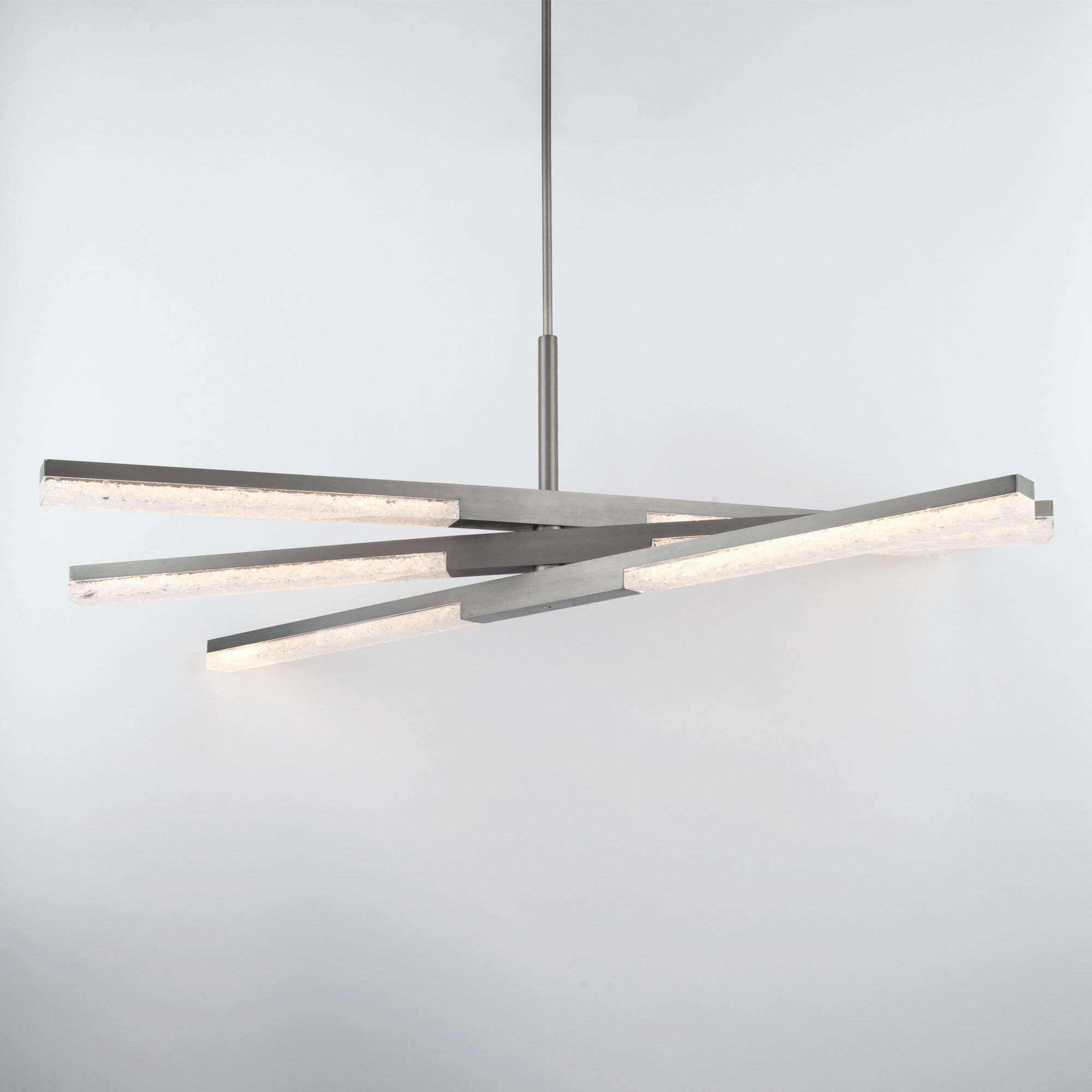 Minx LED 48 inch Antique Nickel Mini Pendant Ceiling Light in 3