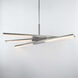 Minx LED 48 inch Antique Nickel Mini Pendant Ceiling Light in 3