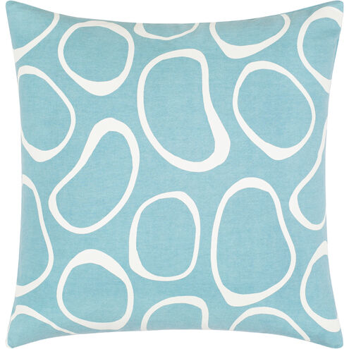 Lachen 20 inch Teal Pillow Kit in 20 x 20, Square