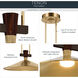 Tenon LED Lacquered Brass Pendant Ceiling Light