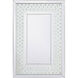 Sparkle 30 X 20 inch Clear Wall Mirror