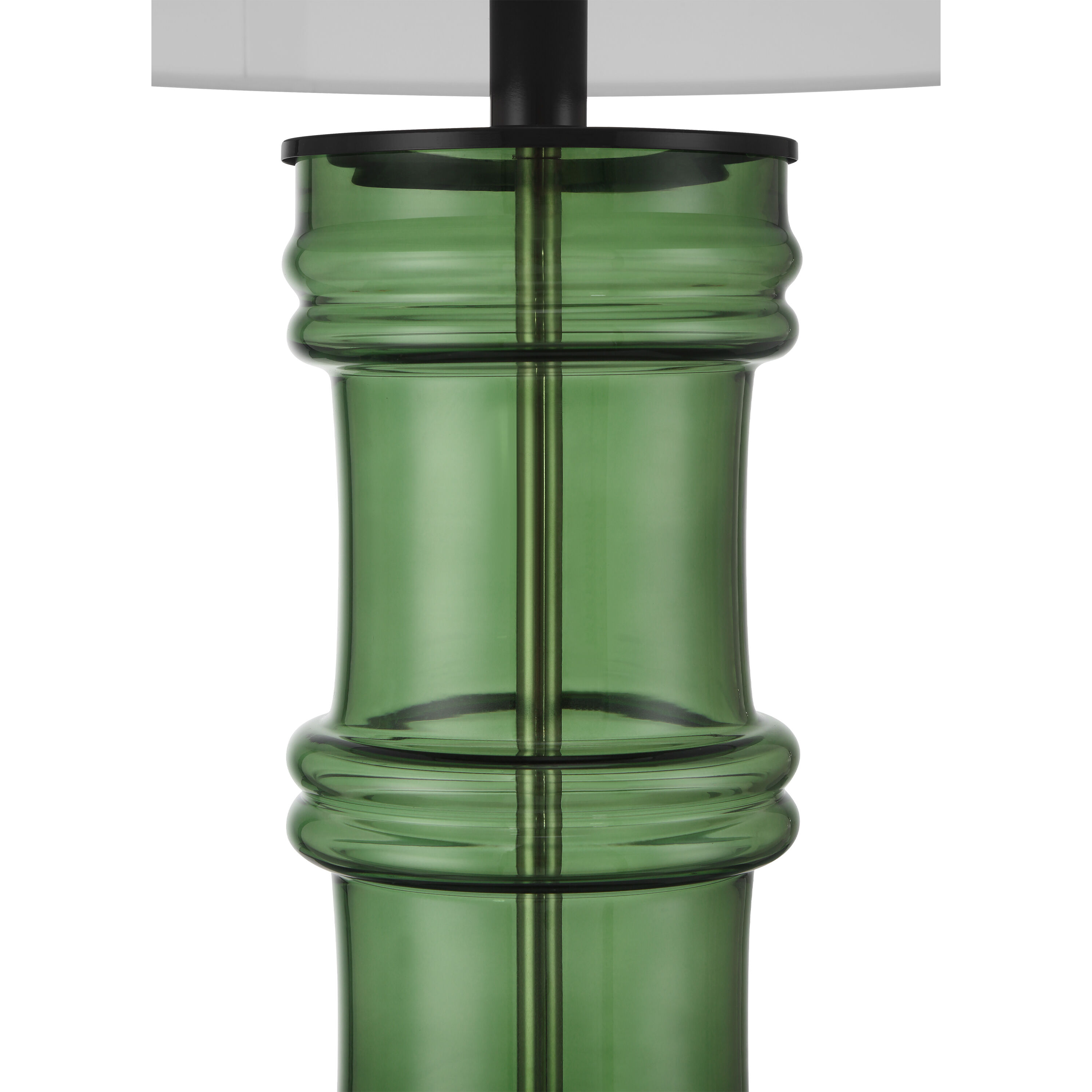 Balsam 32 inch 150.00 watt Green/Glossy Black Table Lamp Portable Light