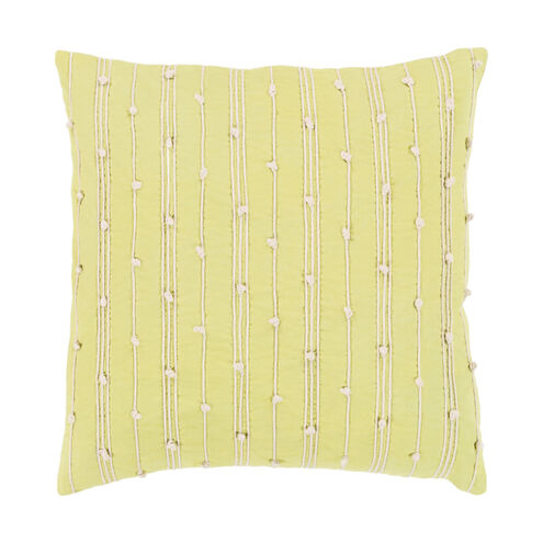 Accretion 18 X 18 inch Lime and Cream Pillow Kit