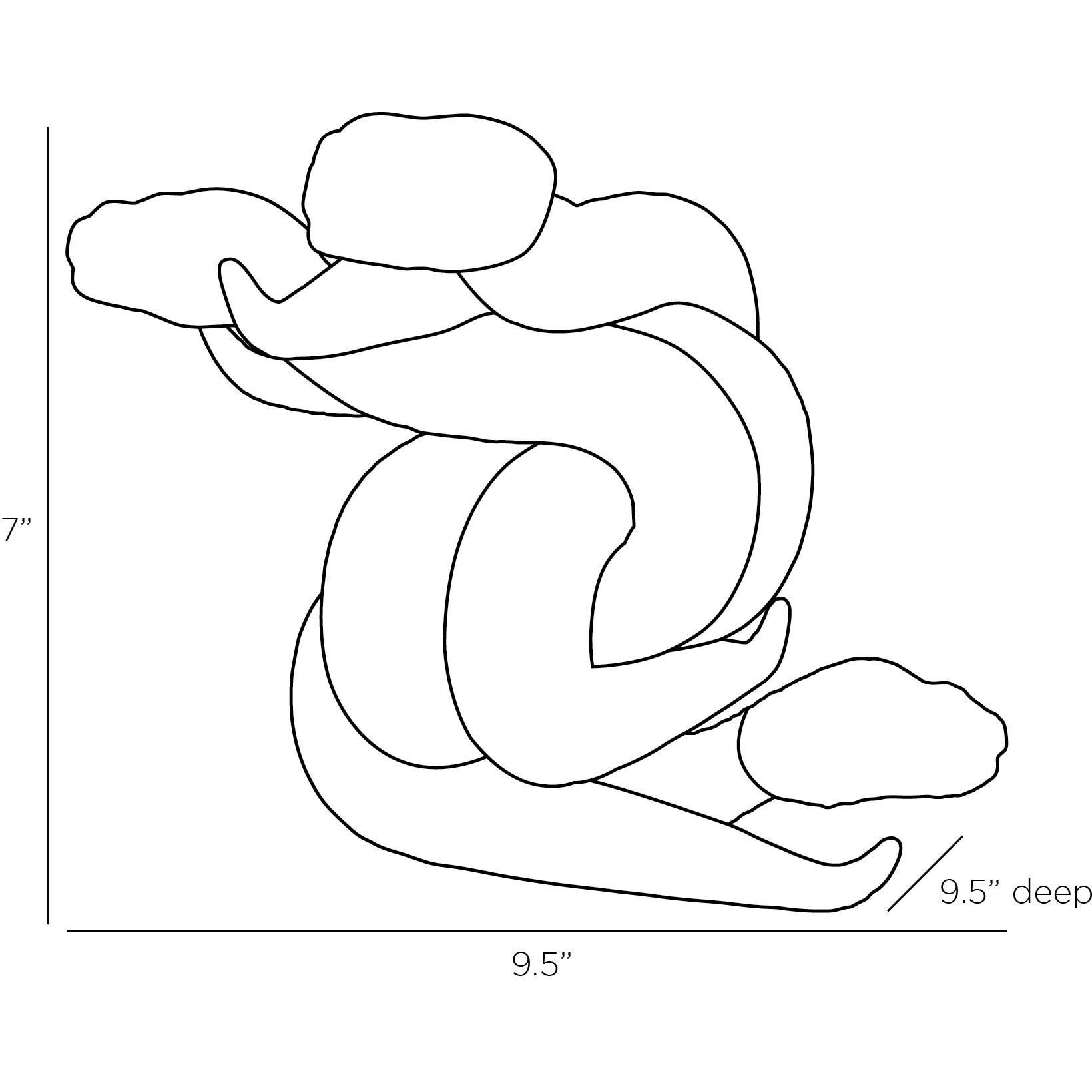 Zagazig 9.5 X 7 inch Sculpture