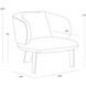 Garry San Remo Winter Cloud / Meg Ash Lounge Chair