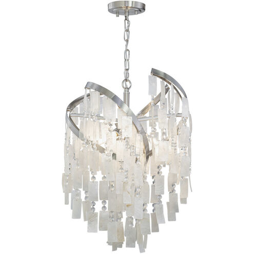 Isabel LED 16 inch Satin Nickel Pendant Ceiling Light