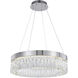 Canada LED 24 inch Chrome Chandelier Ceiling Light