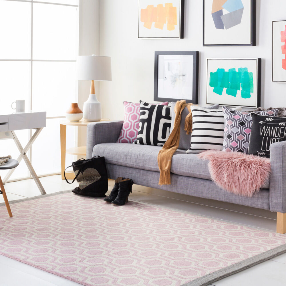 Hilda 114 X 90 inch Lilac Indoor Area Rug, Rectangle