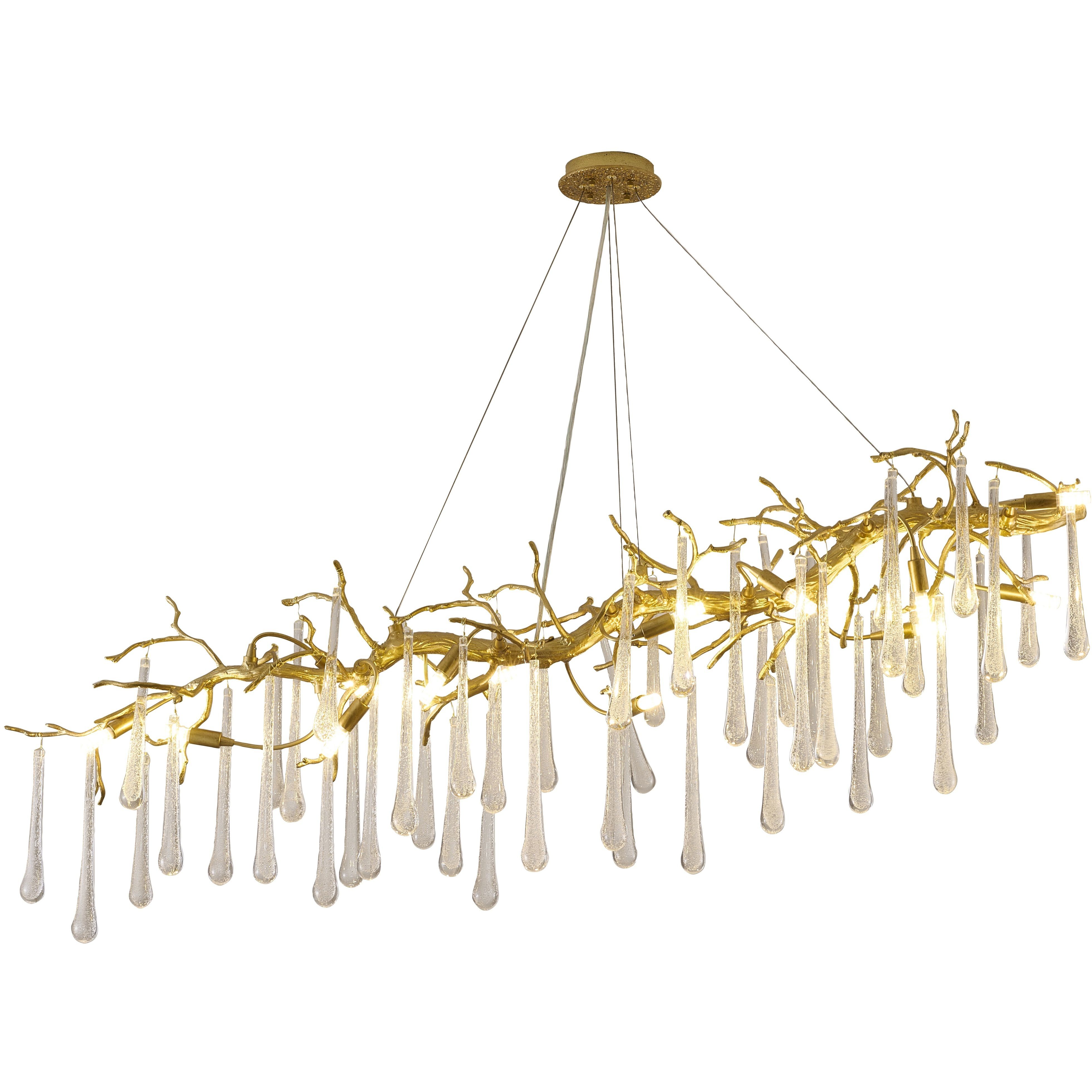 CC Series 14 Light 17.72 inch Brass Chandelier Ceiling Light