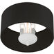 Huntington 3 Light 12 inch White Semi-Flush Mount Ceiling Light