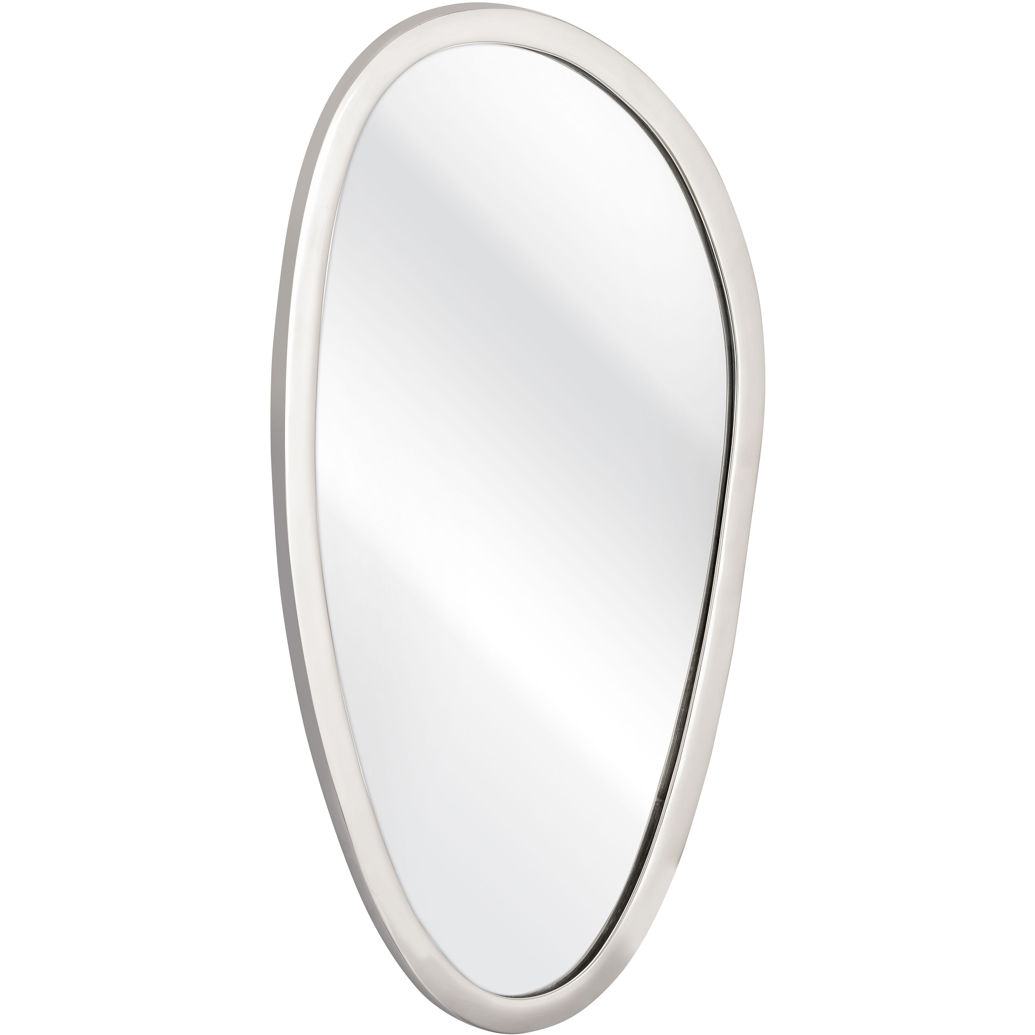 Flex 30 X 16 inch Polished Nickel with Mirror Wall Mirror