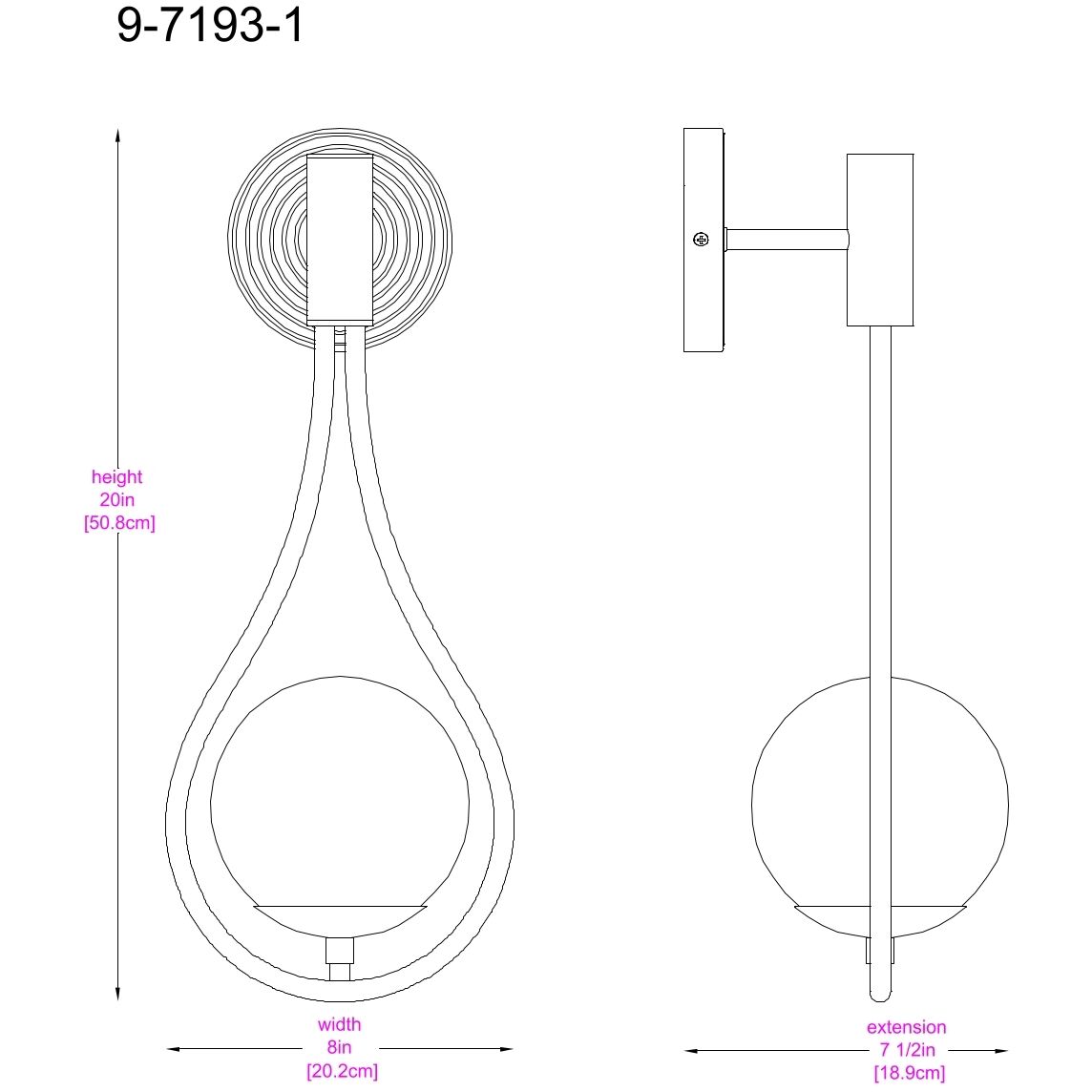 Encino Wall Sconce Wall Light in Warm Brass