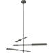 Astrid LED 43.88 inch Metal Shade/Urban Bronze Multi Pendant Ceiling Light