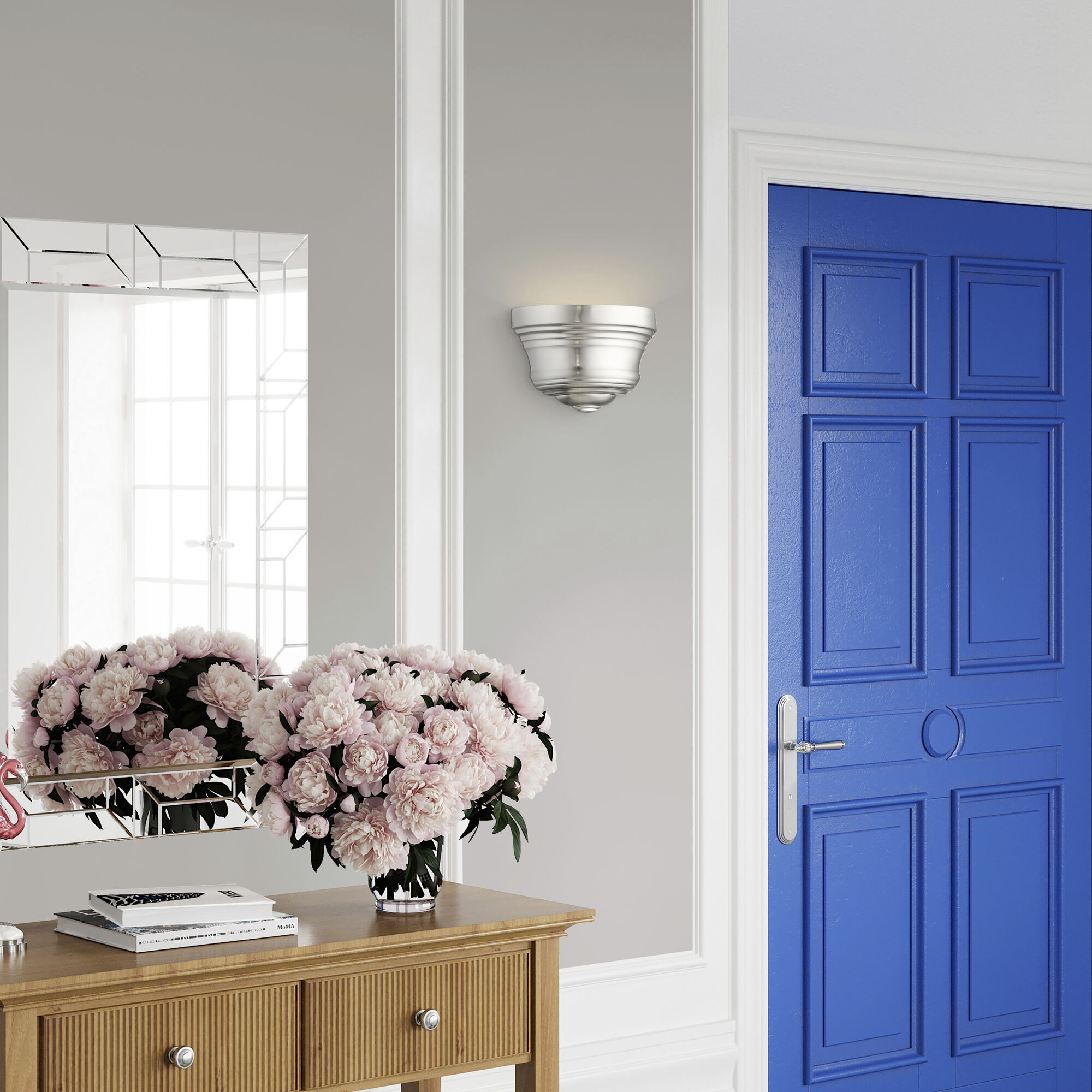 Endicott 1 Light 9.75 inch Brushed Nickel ADA ADA Sconce Wall Light