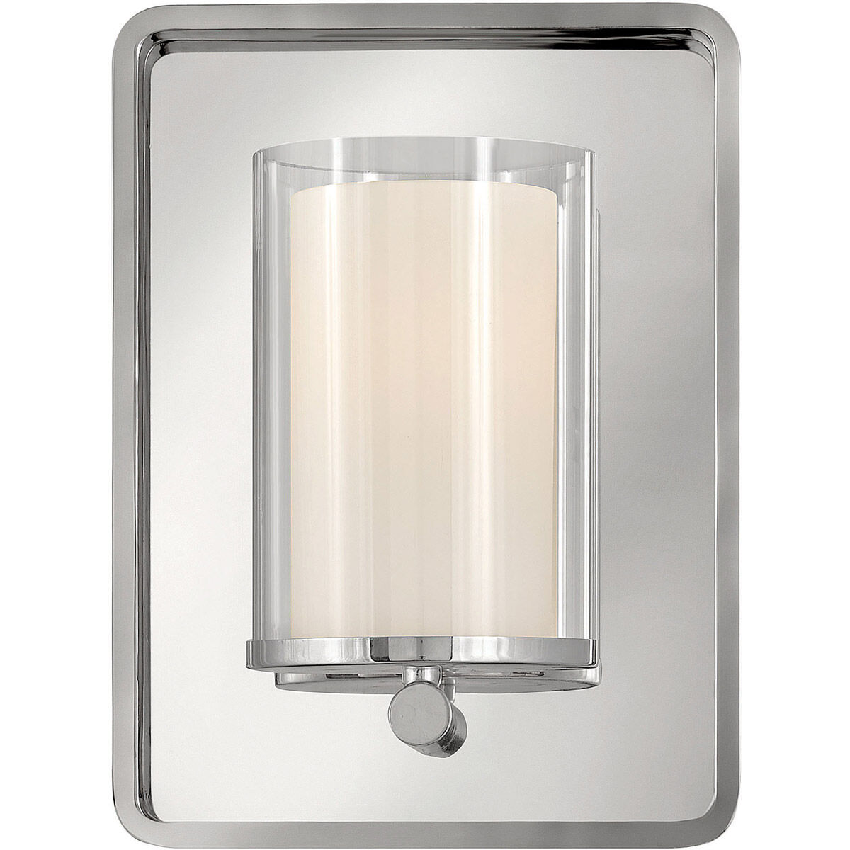 Eton 1 Light 9 inch Polished Nickel Sconce Wall Light