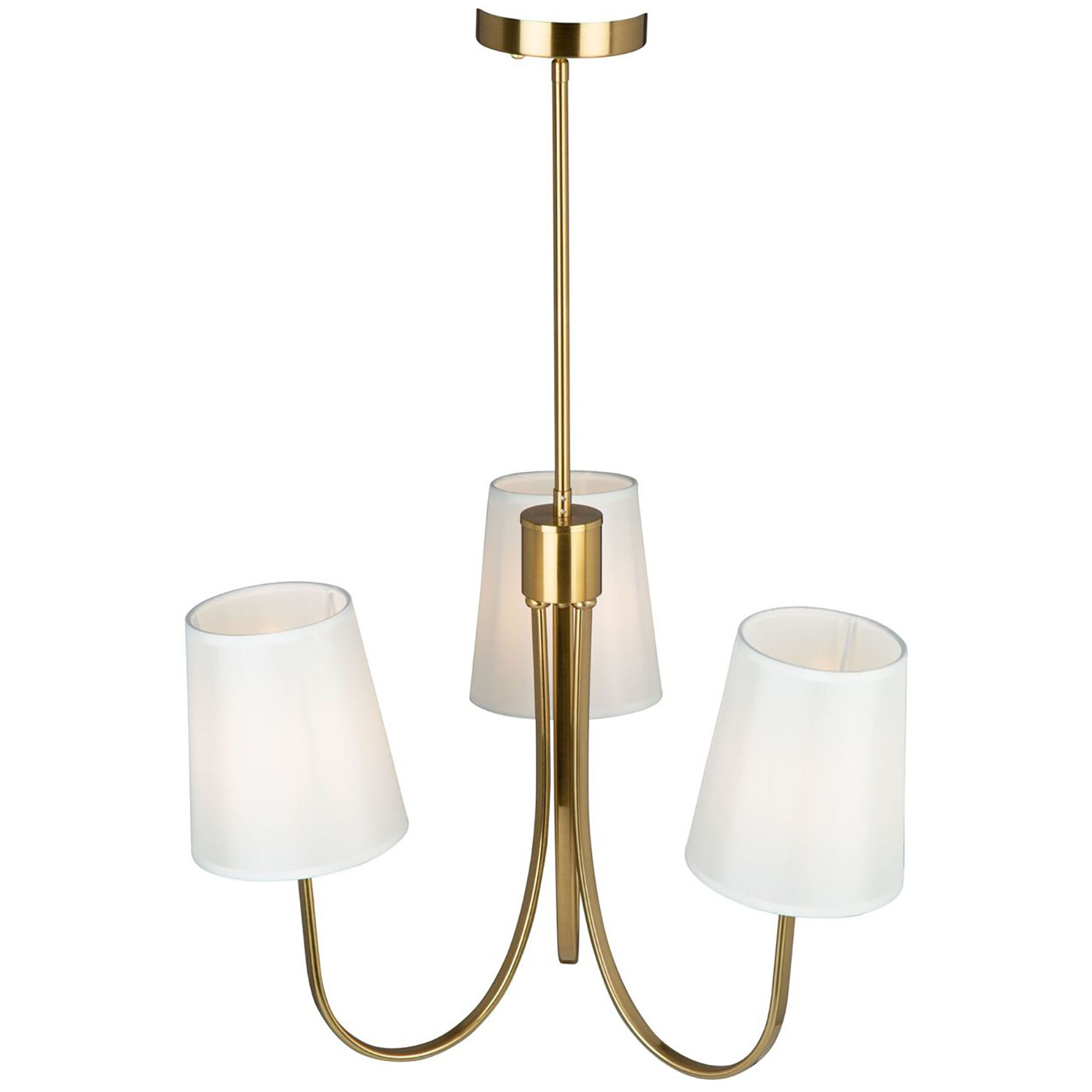 Rhythm LED 23.6 inch Brushed Gold Chandelier Ceiling Light
