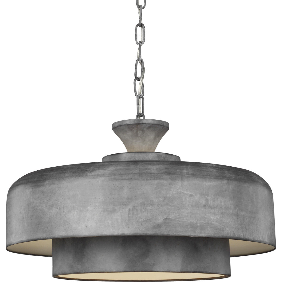 ED Ellen DeGeneres Haymarket 1 Light 18.13 inch Weathered Galvanized Pendant Ceiling Light