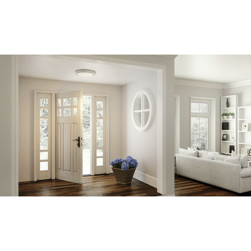 Irving 16 inch Brushed Aluminum Semi-Flush Mount Ceiling Light