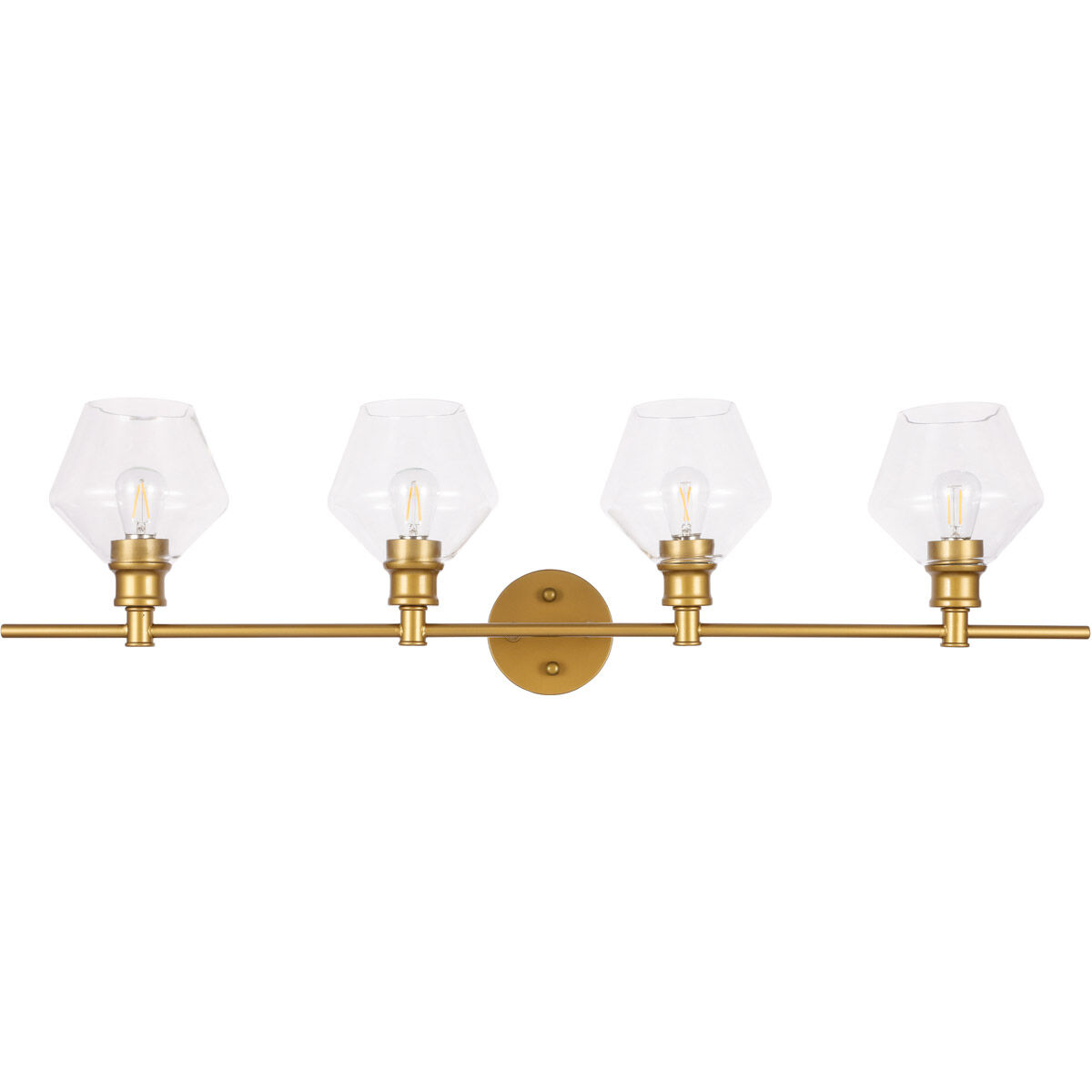 Rochester 4 Light 38 inch Brass Wall sconce Wall Light