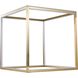 Canada 19.7 X 19.7 inch Gold Side Table