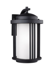 Crowell 1 Light 14.88 inch Black Outdoor Wall Lantern, Medium