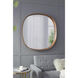 Wayne 42.1 X 41.3 inch Brown Wall Mirror