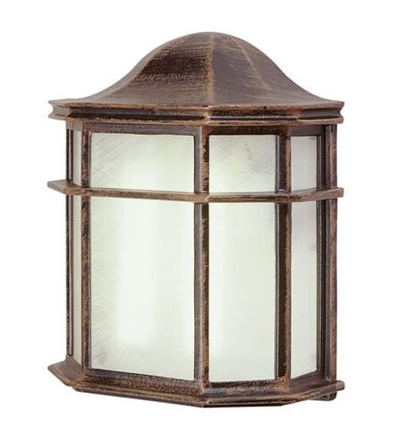 Andrews 1 Light 10 inch Rust Outdoor Pocket Lantern