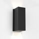 Oslo LED 10.04 inch Textured Black Exterior Wall Light