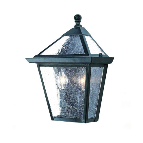 Bay Street 2 Light 11 inch Matte Black Exterior Wall Mount