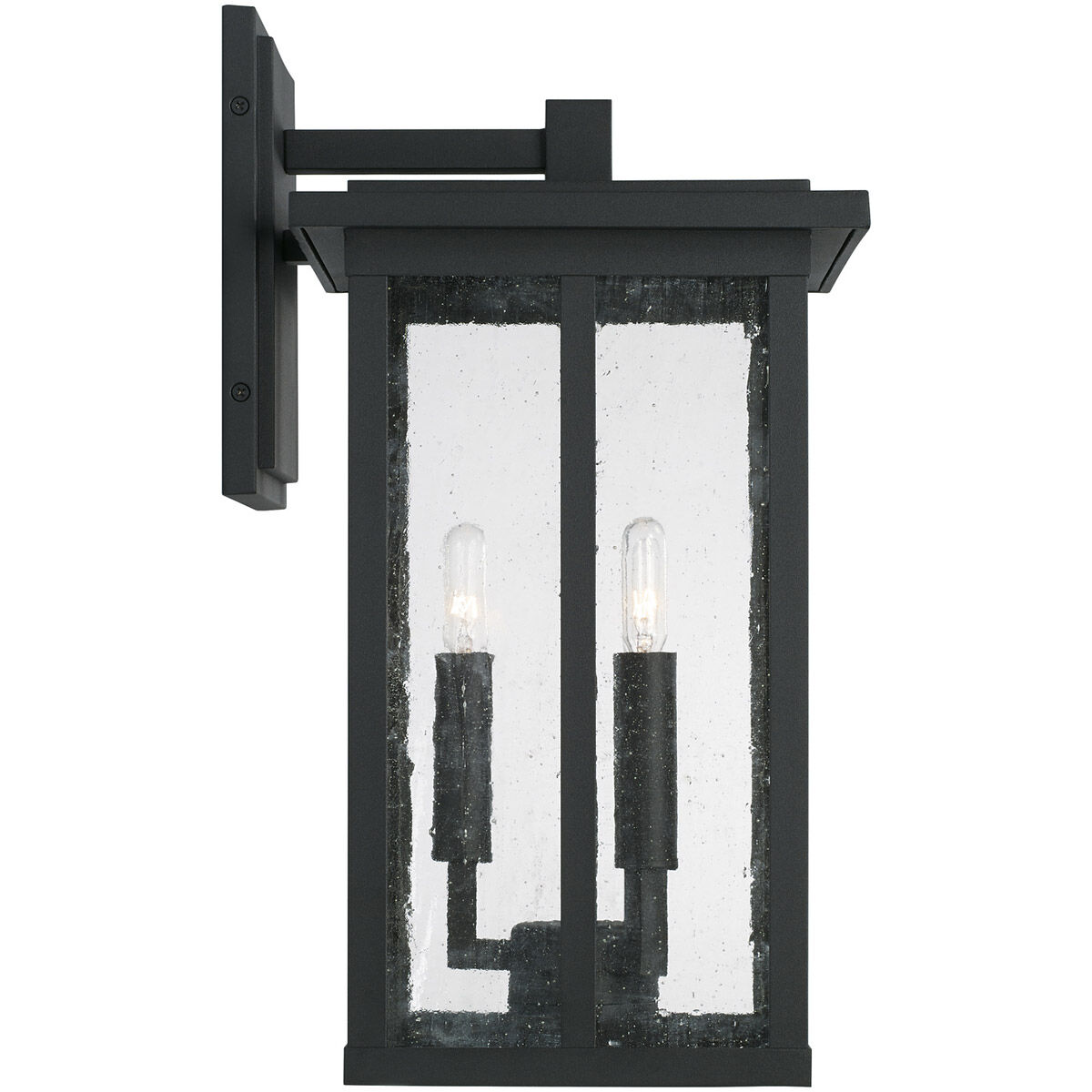 Barrett 3 Light 18 inch Black Outdoor Wall Lantern