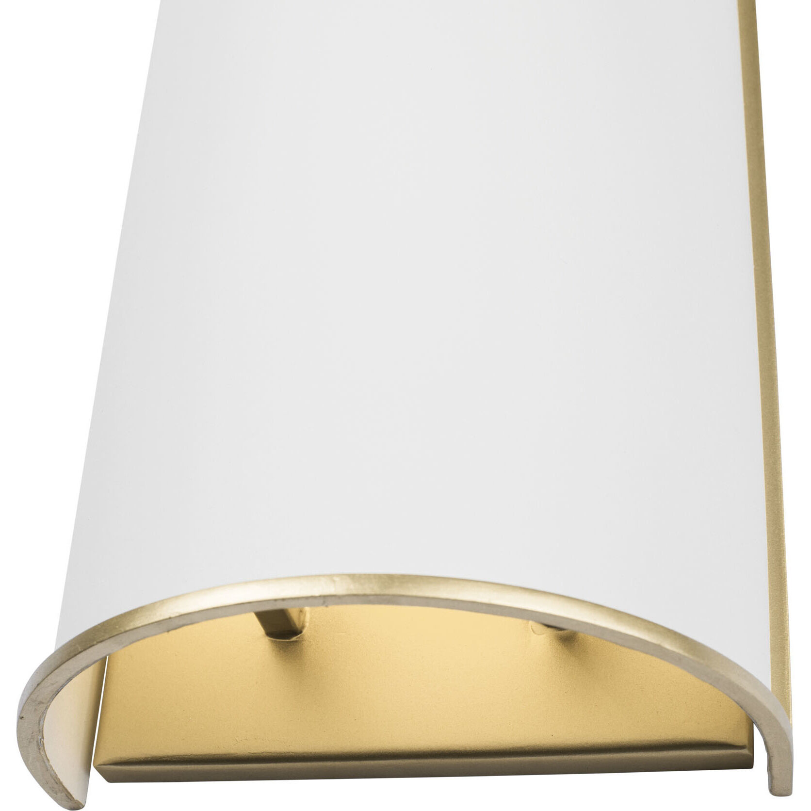 Coco Wall Sconce Wall Light in Matte White/French Gold