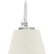 Ashby 26.5 inch 60 watt Polished Nickel Swing-Arm Wall Sconce Wall Light