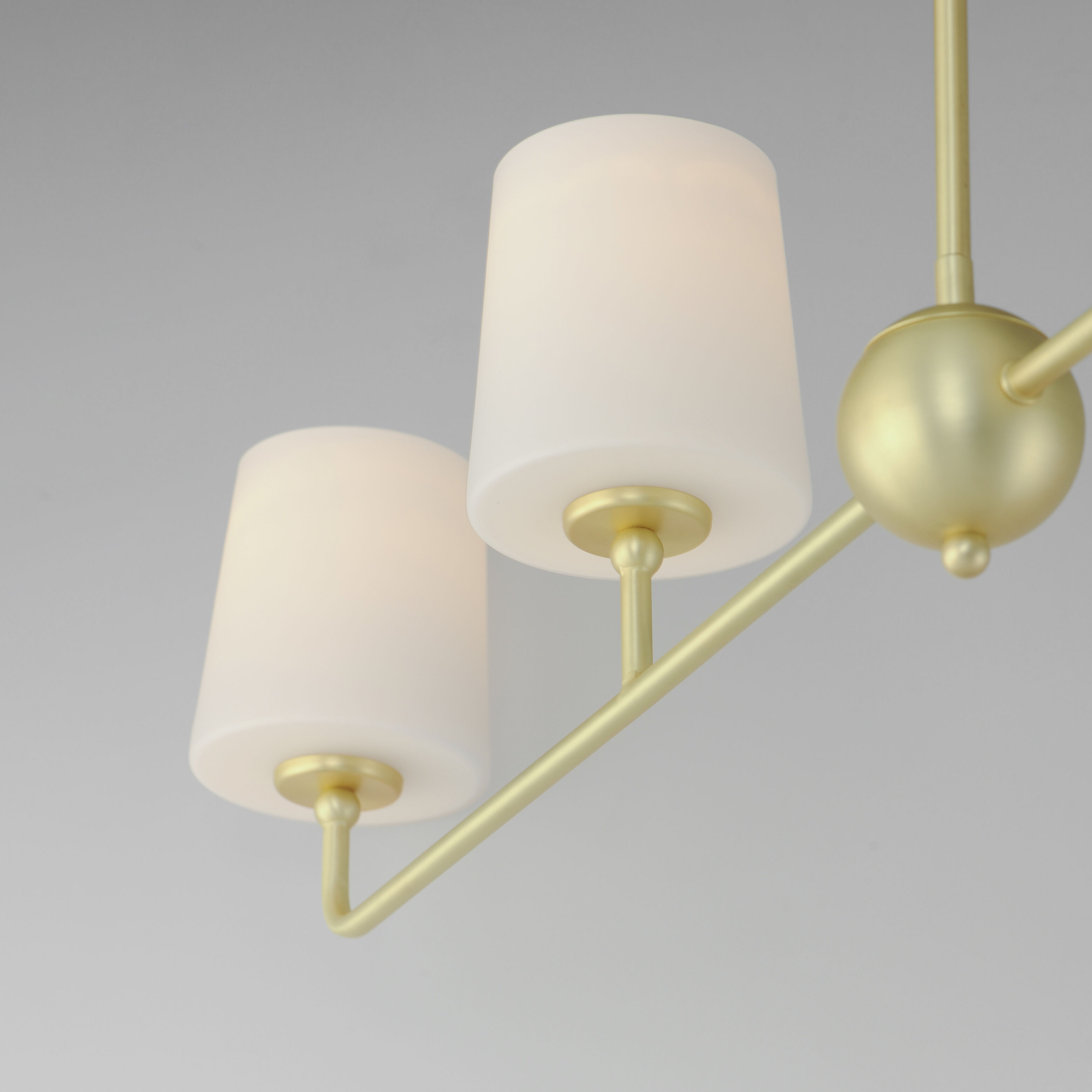 Bristol 4 Light 48 inch Satin Brass Linear Pendant Ceiling Light