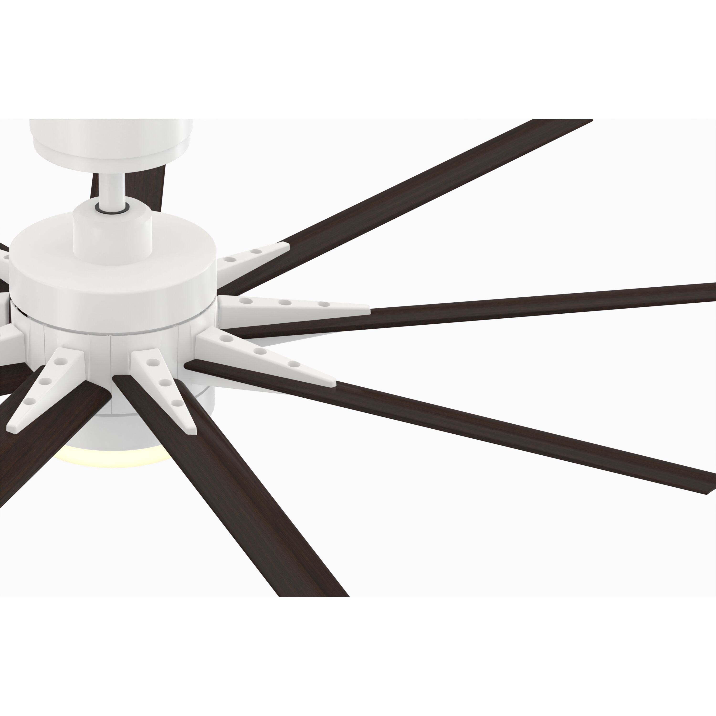 Odyn Custom 8.27 inch Matte White Fan Motor Only, Blades Sold Separately