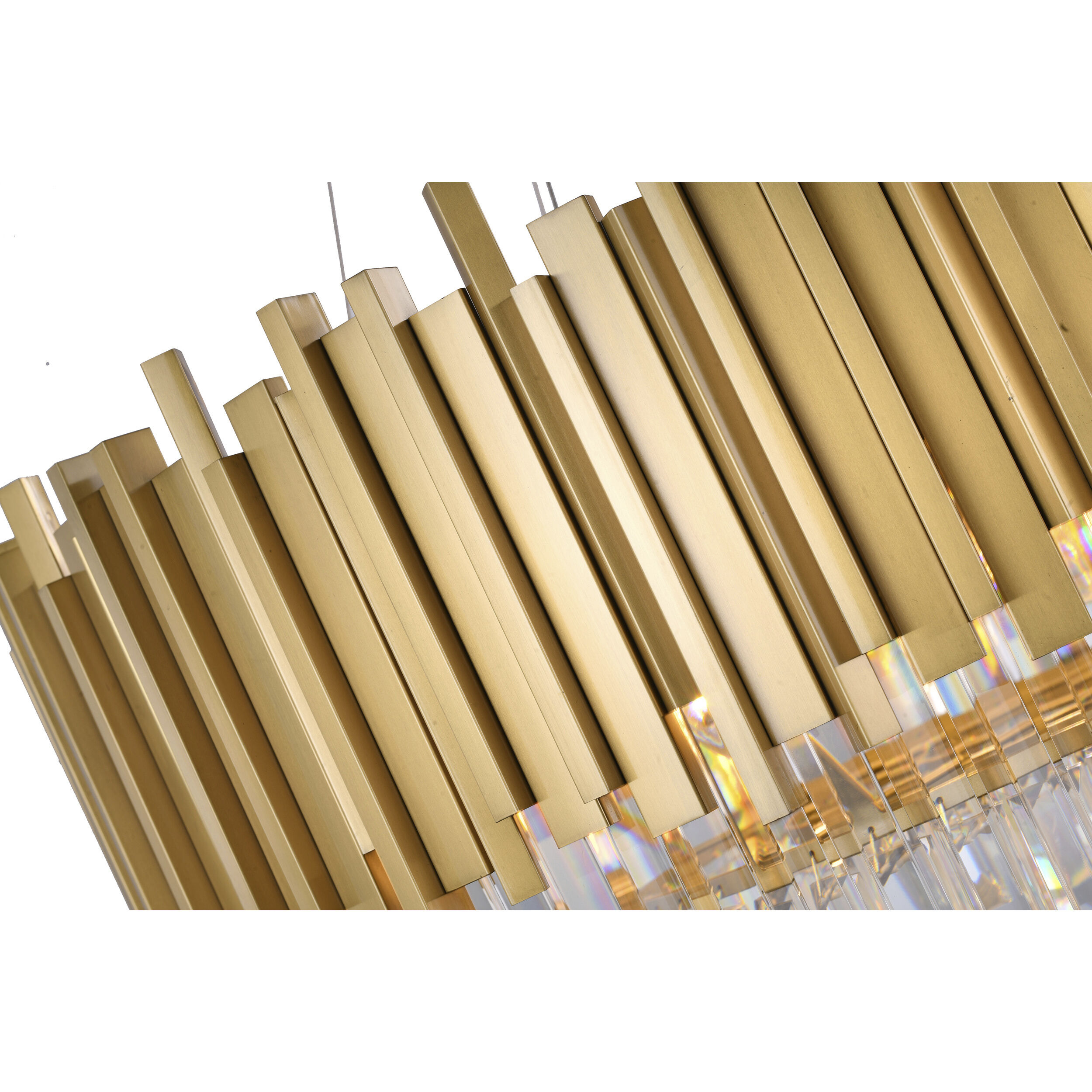 Canada 6 Light 16 inch Gold Chandelier Ceiling Light