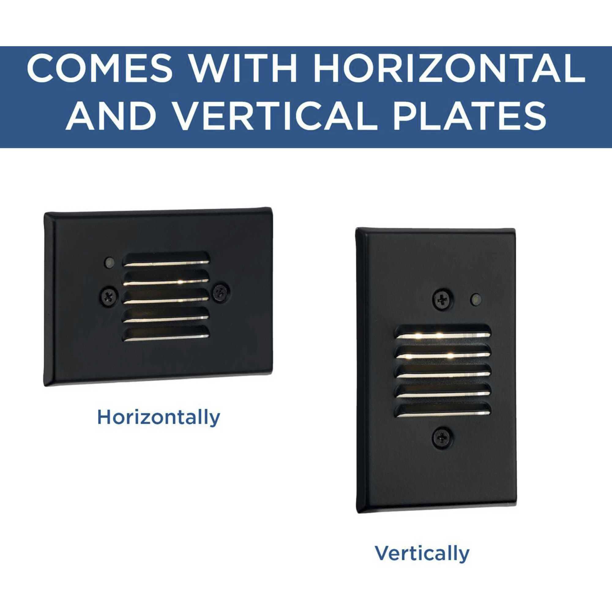 LED Step Lights 120 4.50 watt Black Outdoor Step Light