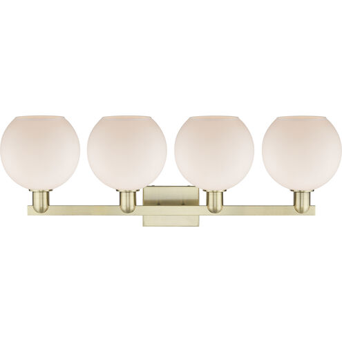 Arcadia Athens 4 Light 35 inch Antique Brass Bath Vanity Light Wall Light