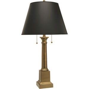 Ellie 31 inch 100.00 watt Antique Brass Desk Lamp Portable Light
